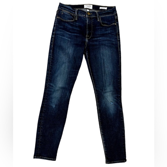 Frame Denim Denim - Frame Los Angeles Women's Le High Skinny Jeans Size 28 Mid Rise Stretch
